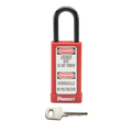 Panduit Red Plastic, 3.00" Long Body, Padlock PSL-8-LB